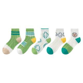 Boys summer thin mid-calf socks boneless and anti-pilling