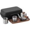 Empire Travel Tea Set Stainless Steel One Pot Double Cup