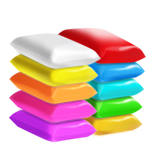 500克超轻粘土幼儿园专用儿童无毒白色大包黏土彩泥小学生橡皮泥