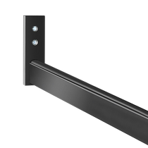 Clothes hanging rod in the aluminum alloy wardrobe wardrobe cabinet cross bar through clothes hanging rod hardware accessories pole shallow