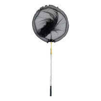 Imported new product complete set of thick copy net pocket fish net set stainless steel telescopic rod fishing net fish net fishing folding