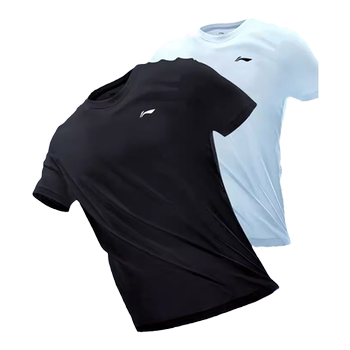 Li ning short-sleeved men's quick-drying sports short-sleeved breathable summer