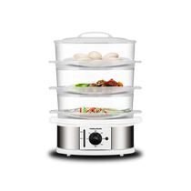 (Self-operated) Mofei electric steamer multi-functional household electric steamer 3-layer large-capacity steamer vegetable steamer appliance
