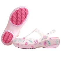 Foot dance outdoor sports sandals for women patented non-slip beach shoes toe-toe clogs non-stinky feet printed slippers