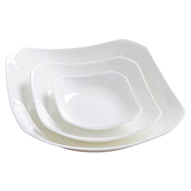Deep plate Shangyun Bone Porcelain dining plate