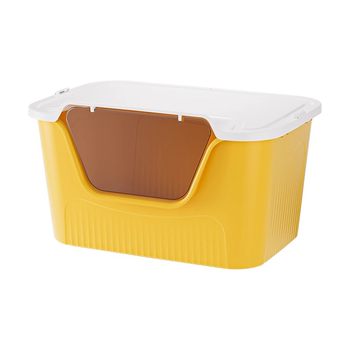 70cm extra large cat litter box anti-splash closed type