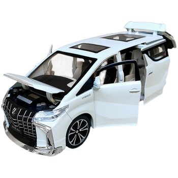 Toyota Alpha alloy car model boy metal toy car simulation ທຸລະກິດຂະຫນາດໃຫຍ່ລົດປະດັບ Alpha