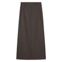 NEIWAI worsted wool back slit skirt with elastic wrap inside and outside skin-friendly commuting simple and fashionable new style