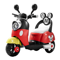 Children's electric motorcycle tricycle, male and female, baby toy car, charging bottle car, remote control dual-drive stroller