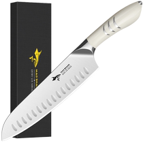 (Self-operated) Crazy Shark Kitchen Knife Womens Special Knife Home Kitchen Vegetable and Meat Slicing Knife Chef Santoku Knife