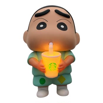 Love to drink milk tea crayon shin-chan