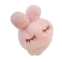 Childrens warm earmuffs girls cute plush winter anti-cold and antifreeze earmuffs rabbit ear warmers thickened ear protection ear bags