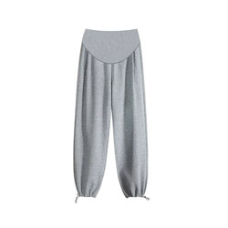 Maternity pants spring and autumn 2024 new casual wide-leg pants extended sports pants small straight trousers