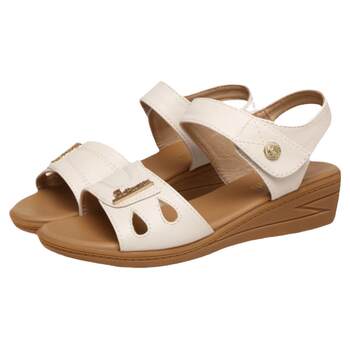 Tina Belle ເກີບຫນັງແທ້ຂອງ tendon ລຸ່ມ wedge sandals ຂອງແມ່ຍິງ summer ອ່ອນຕ່ໍາສຸດ 2024 ຄົນອັບເດດ: ໃຫມ່ versatile ເກີບແມ່ຂອງລຸ່ມແປ