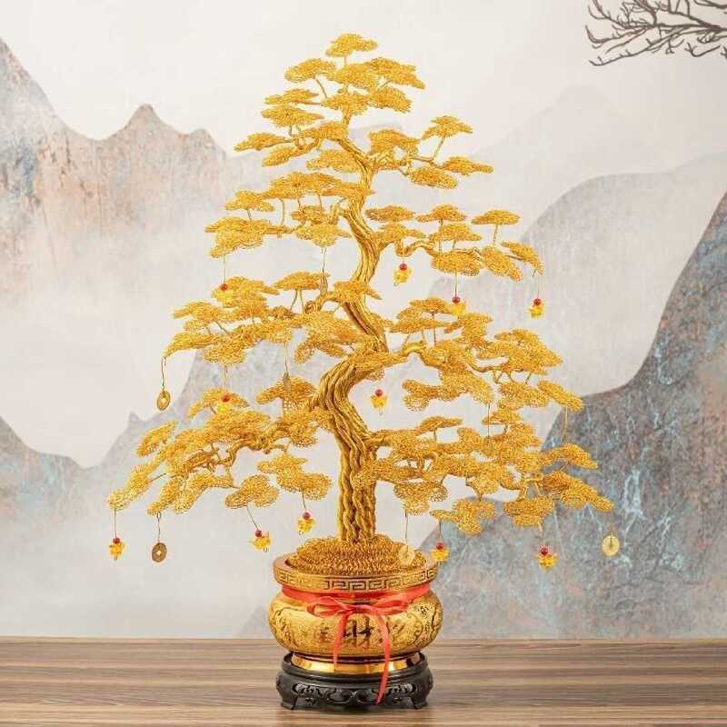 High-End Aluminum Money Tree, Handmade DIY Money Tree, Fortune Tree, Housewarming, Opening Ceremony Gift, Large Decorative Piece High-End Aluminum Money Tree, Handmade DIY Money Tree, Fortune Tree, Housewarming, Opening Ceremony Gift, Large Decorative Piece