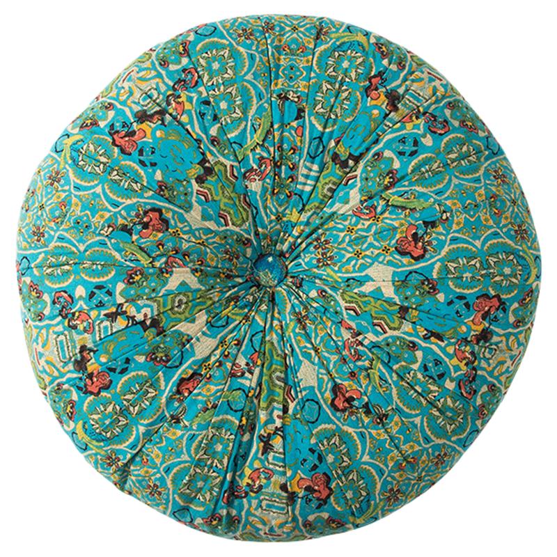American retro cotton and linen round tablecloth