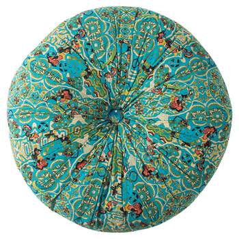 American retro cotton and linen round tablecloth