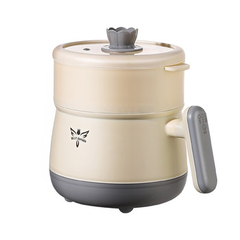 Dormitory non-trip smart small electric pot 1.8L multi-function mini students low-power frying non-stick steaming hot pot