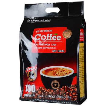 Three-in-one saigon charcoal roasted coffee imported from vietnam