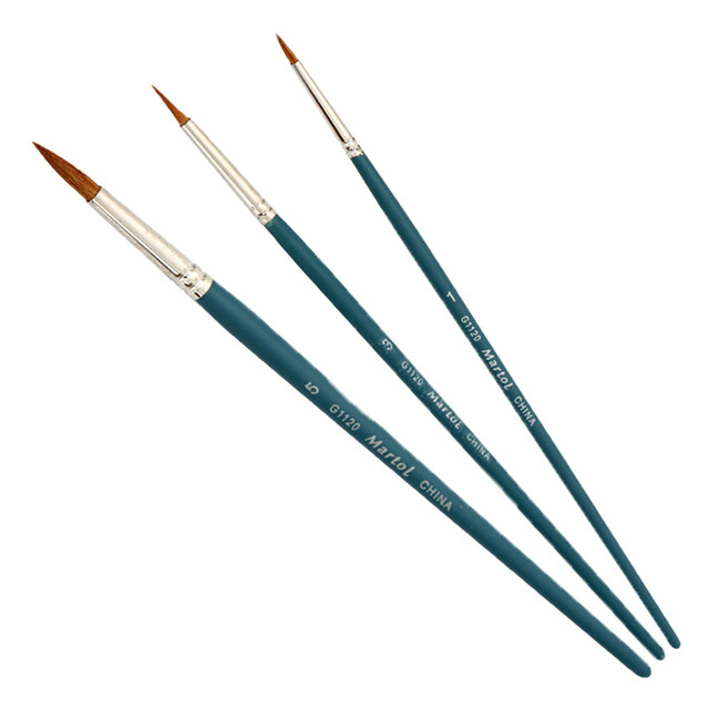 Marley G1120 pointed wolf hair watercolor brush hook line pen tracing pen hand-painted comic stroke pen ultra-fine stroke hook line set meticulous painting Chinese painting art student color outline special student