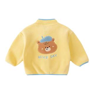 Dudujia boys' coats baby autumn children's tops girls fashionable baby winter clothes thickened polar fleece autumn and winter