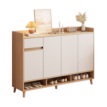 Dongwo Yijiada shoe cabinet home entrance indoor entrance cabinet solid wood legs multi-layer storage large capacity storage shoe rack