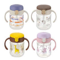 (Self-operated) Japan Richell childrens water cup baby cup direct drinking puppy straw cup duckbill cup