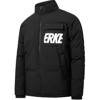 Hongxing Erke down jacket 2022 winter new men's stand collar bread jacket sports outdoor parallel bar down jacket