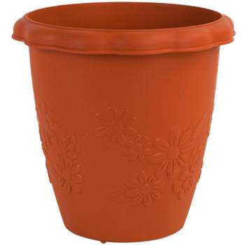 Alice imitation ceramic ໂຖປັດສະວະຍາວ embossed flowerpot Alice balcony ພລາສຕິກຫນານ້ໍາຢາງໄດ້ຕະຫຼອດ succulent flowerpot