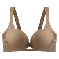 Catman Seamless Bra for Women with Large Breasts and Small Breasts Thin Adjustable Bra Push-up Secondary Breast Control Anti-Sagging Bra