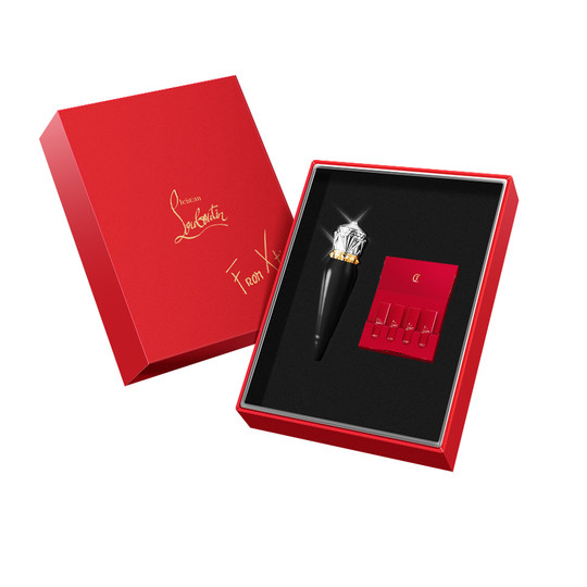 CL Lu Platin Queen's Staff Lipstick Carrot Dice Lipstick