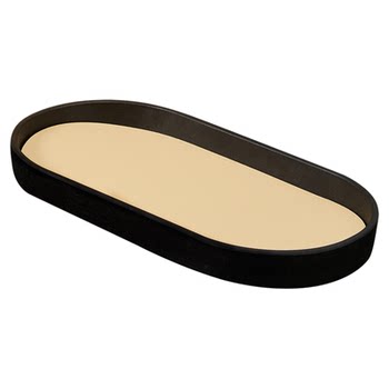 Oval tray light luxury jewelry storage tray nordic style