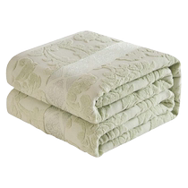 夏季全棉毛巾被纯棉成人薄款办公室午睡毯空调幼儿园儿童沙发盖毯