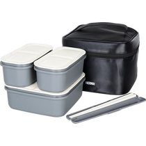 (Self-operated) THERMOS Thermos Insulated Lunch Box Japanese Men’s Student Simple Lunch Box with Bag