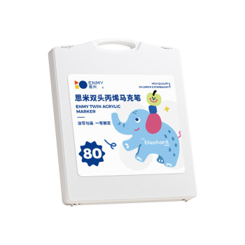 Double-ended acrylic marker