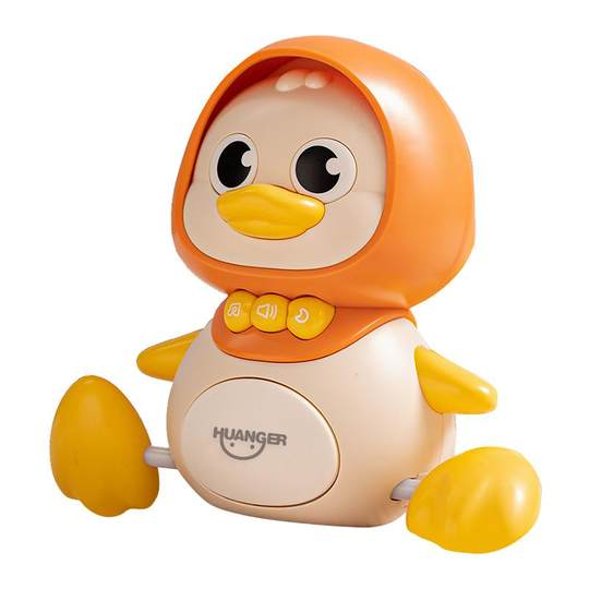 Huanger-Enten-Lernspielzeug für Babys zum Heben des Kopfes und zum Üben