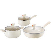 Aistar – poêle antiadhésive en céramique ensemble complet de casseroles et poêles ménagères poêle à frire pot à lait pour soupe cuisinière à induction cuisinière à gaz spéciale