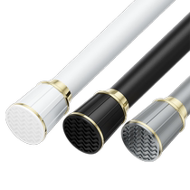 Shower curtain rod without drilling installation of curtain rod telescopic rod Roman rod curtain clothes drying rod nail-free bathroom clothes drying rod