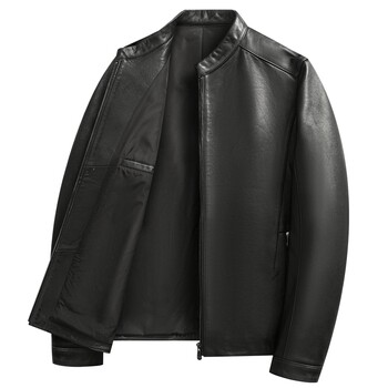 Men's sheep leather genuine leather jacket