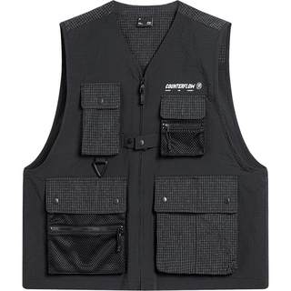 Li Ning CF sun protection loose V-neck single vest for men and women