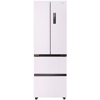 Midea hualing 419 french multi-door four-door household refrigerator zero embedded air-cooled frost-free 60cm ultra-thin