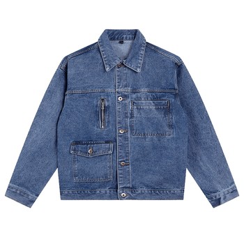 American style washing workwear trendy denim jacket