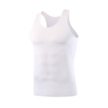 There is a tree pure cotton ice silk cool cotton men's vest