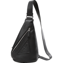 (Self-operated) Second-hand brand new and unused Prada Prada mens leather shoulder crossbody bag chest bag