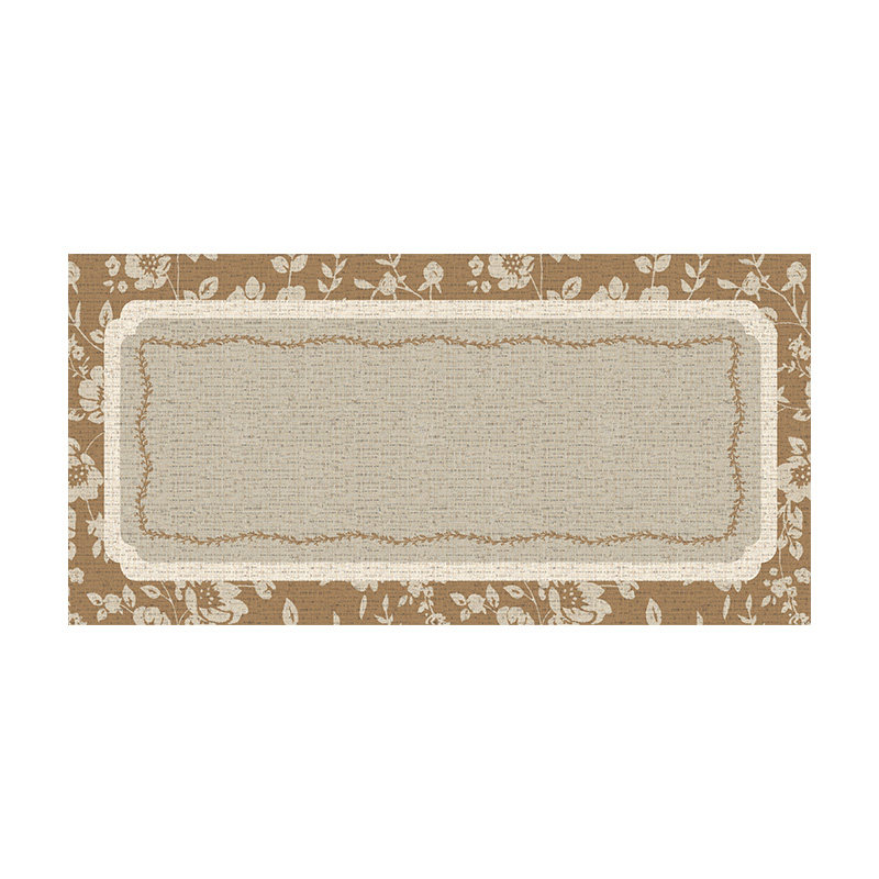 French kitchen floor mats with customizable no-wash wipeable floor mats