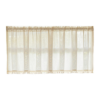 French retro gauze curtains for bedroom living room balcony