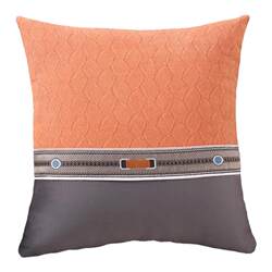 Nordic Style Removable and Washable Cushion Pillow, Square Headboard Pillow for Living Room Sofa, Pillowcase Without Insert, Car Office Lumbar Support