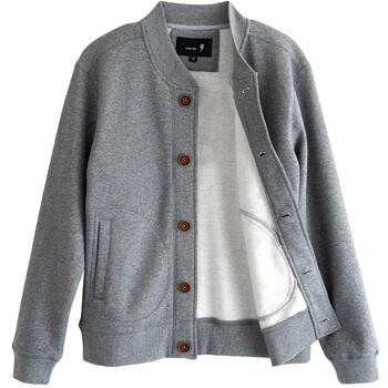 Middle-aged and elderly dad's fleece loose sweatshirt