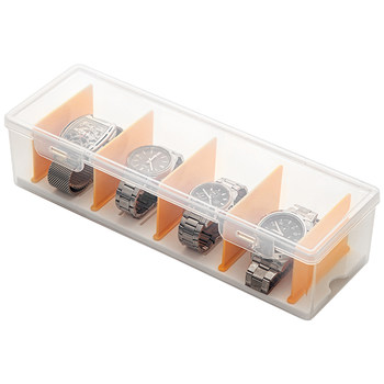 Watch box storage box household transparent watch box finishing box high-end exquisite display box mechanical watch jewelry box
