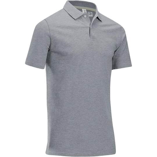Decathlon Short-sleeved Polo Shirt Pure Cotton Solid Color Business